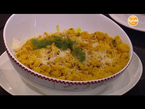 طريقة عمل جمبري بالبرتقال والمشروم