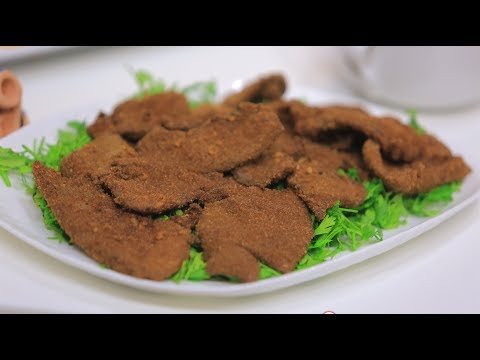 شاهد طريقة إعداد وجبة كبده مقلية