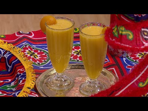 طريقة إعداد عصير أناناس بكومبوت الخوخ