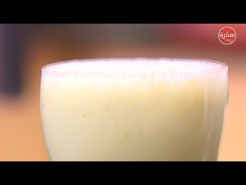 بالفيديو طريقة إعداد ومقادير سموذي الكانتلوب بالموز