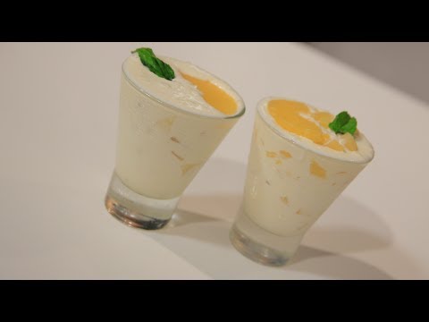 طريقة اعداد ايس كريم الزبادي بالاناناس