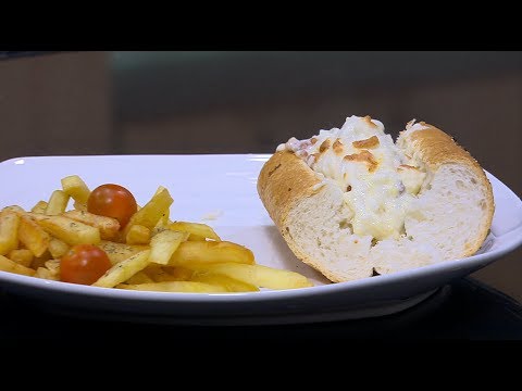 شاهد طريقة إعداد شيش طاووق بالجبن في الفرن