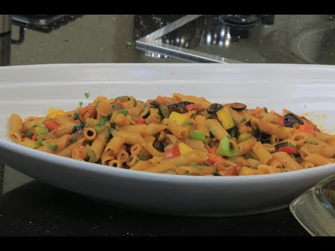 شاهد طريقة إعداد معكرونة آرابياتا بالزيتون