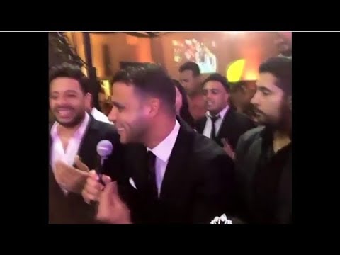 شاهد محمد إمام يغني في فرح مصطفى خاطر