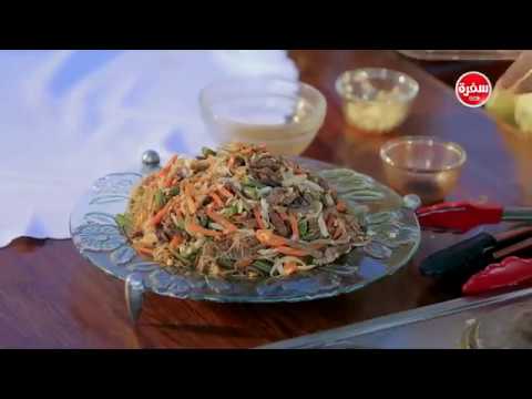 طريقة إعداد نودلز باللحمة الضاني