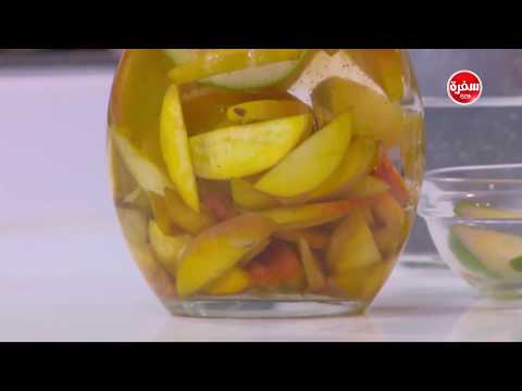 طريقة إعداد أيس تي بالخوخ