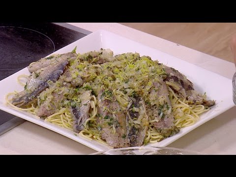 طريقة إعداد مكرونة بالسردين