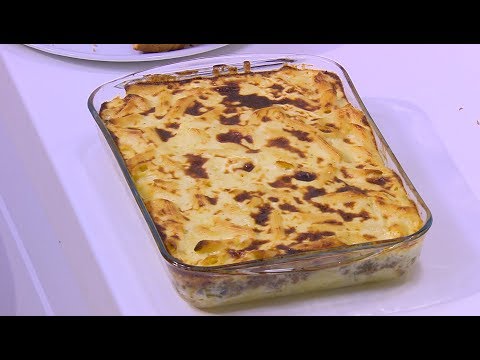 طريقة إعداد مكرونة بشاميل