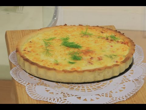 شاهد طريقة تحضير كيش بالسجق والجبنة الكريمية