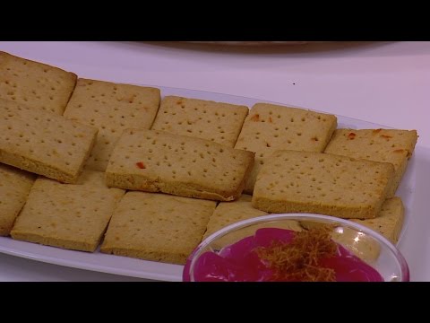 طريقة عمل بسكويت جبنة بالشطة
