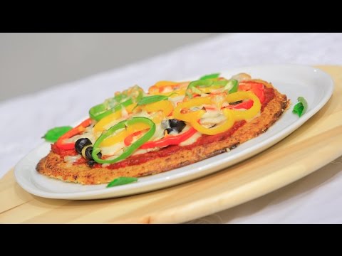 طريقة إعداد بيتزا بالقرنبيط بدون دقيق