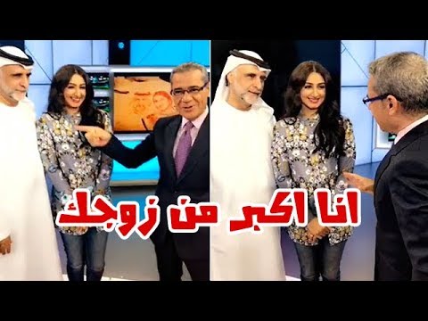 شاهد ردة فعل هيفاء حسين لما قالها مصطفى الأغا أنا أكبر من زوجك