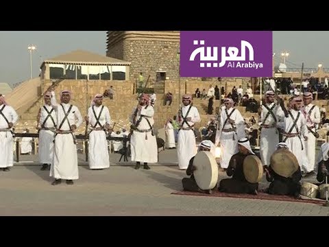 شاهد رقصة عسيرية على الهواء في مهرجان الجنادرية