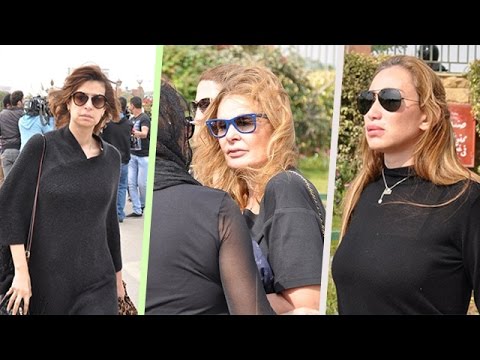 شاهد  الوجه الآخر للفنانات في غياب محمود عبد العزيز