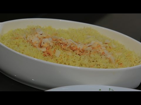 وجبة أرز بجوز الهند