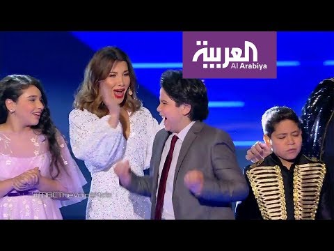 شاهد نانسي عجرم تكسب الرهان بـمحمد إسلام رميح في ذا فويس كيدز