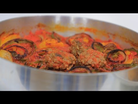 طريقة إعداد صينية بطاطس بالكفتة