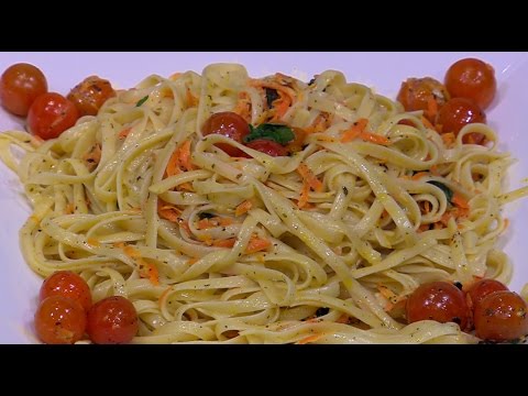 طريقة اعداد مكرونة بصوص النعناع