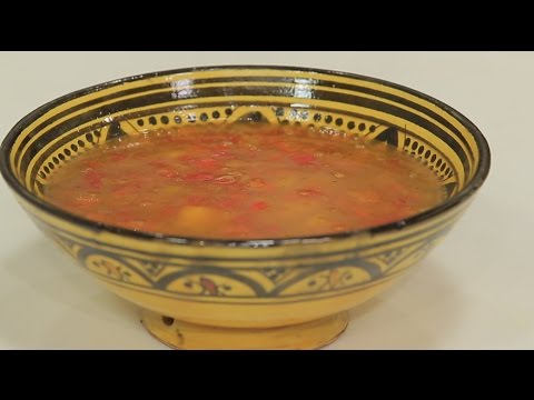 طريقة عمل شوربة بطاطا بالحمص