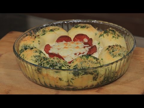 إعداد بيتزا خلية النحل