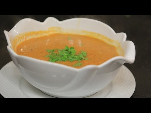 طريقة إعداد شوربة الخضروات المشوية