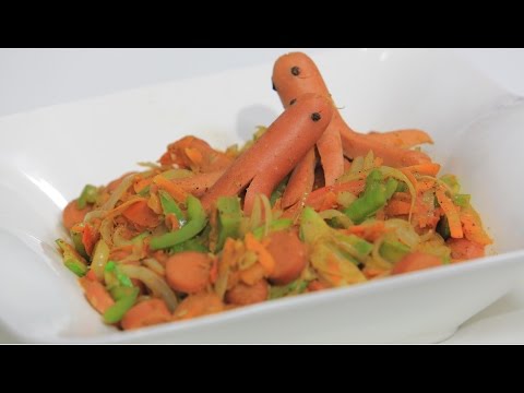 بالفيديو طريقة عمل ومقادير سوسيس بالخضار