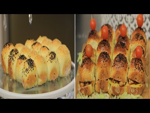 كايزر طري باللبن بحشوات مختلفة