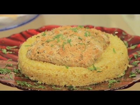 سمك بطبقة مقرمشة