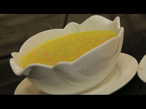 طريقة عمل شوربة كوسة بالكريمة