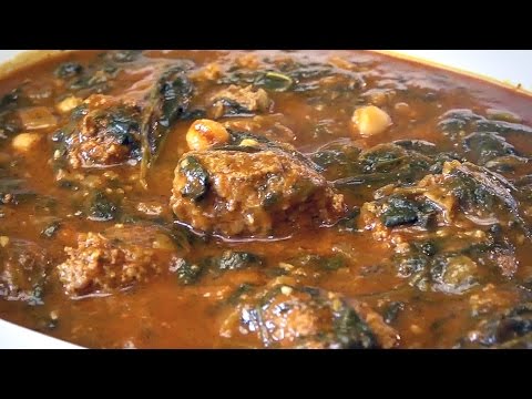 شاهد طريقة إعداد مرق السبانخ بكفتة البرغل