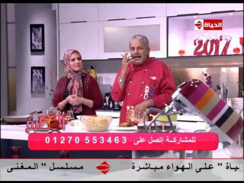 بالفيديو طريقة سهلة لعمل مكرونة الدجاج بالسبانخ