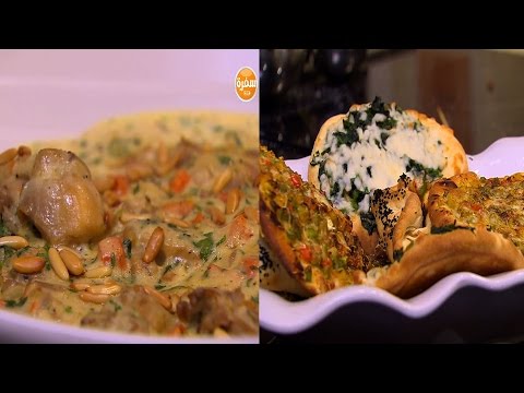 طريقة إعداد دجاج بالزبادي والثوم والكسبرة  لفائف اللبنة بالزعتر  فلافل لبناني