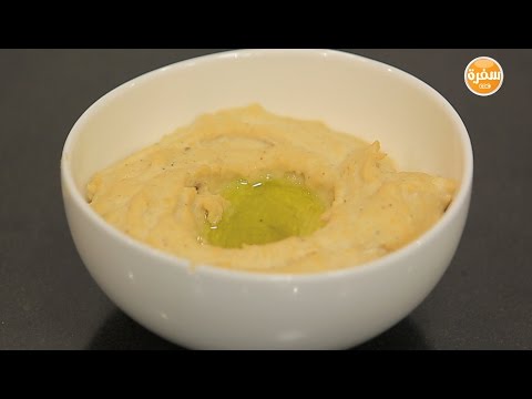 شاهد طريقة إعداد حمص بالطحينة