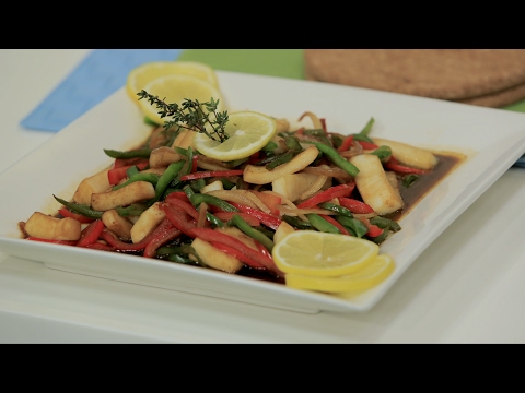 شاهد طريقة إعداد كاليماري بالخضار