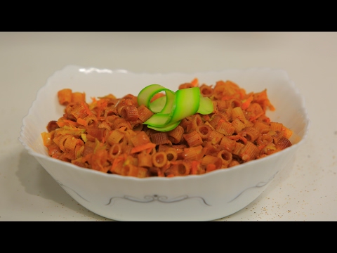 شاهد طريقة إعداد مكرونة محمرة بالصلصة