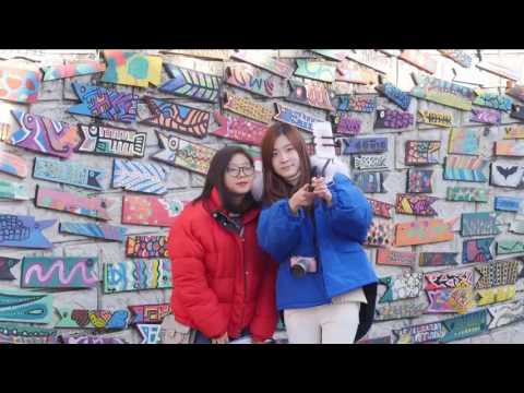 القرية الملونة في كوريا الجنوبية معرض مفتوح للفن