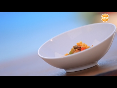 بالفيديو طريقة إعداد ومقادير شوربة كاليماري و بلح بحر