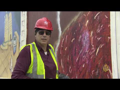 بالفيديو تدشين مشروع جداريات كتارا في قطر