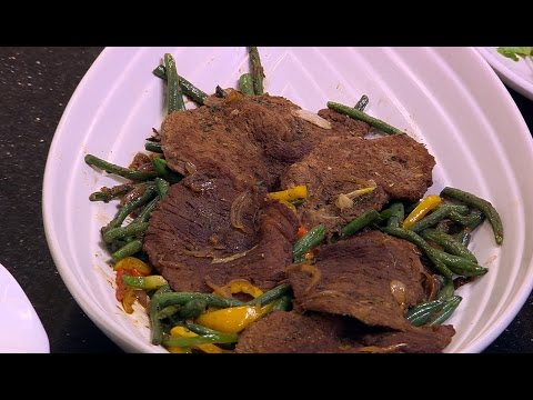 شاهد طريقة إعداد ستيك بالفاصوليا