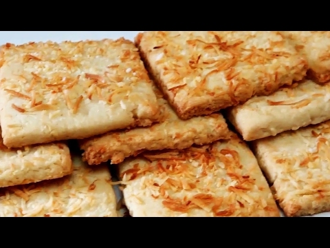 شاهد طريقة إعداد بسكويت جوز الهند