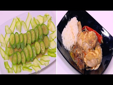 شاهد طريقة إعداد أوراك دجاج حارة بصوص الطماطم  كوسة بصوص الفولوتية