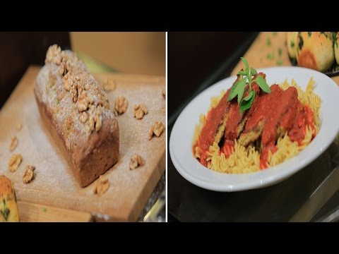 بالفيديو طريقة إعداد ومقادير كرات كوسة نباتية  رول بالثوم صيامي  قالب موز نباتي