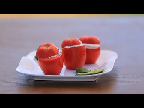 طريقة إعداد طماطم محشية ساور كريم
