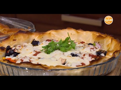شاهد طريقة صنع الجلاش بالبيتزا الجديد