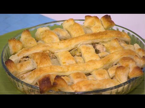 بالفيديو طريقة إعداد ومقادير فطيرة الدجاج و المشروم
