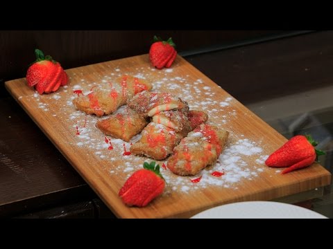 طريقة إعداد ومقادير رول التشيز كيك المقلي