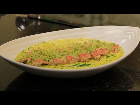 شاهد طريقة إعداد سمك بربوني مع السبانخ