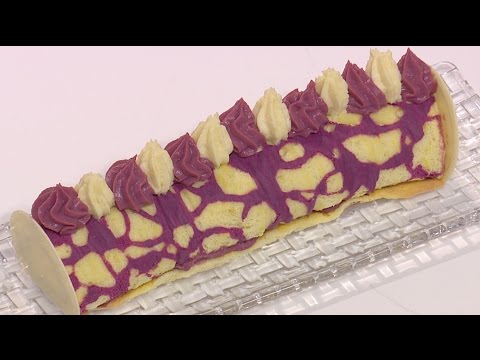 بالفيديو طريقة إعداد ومقادير رولاد الشوكولاتة البيضاء بكريمة الكركدية و الليمون