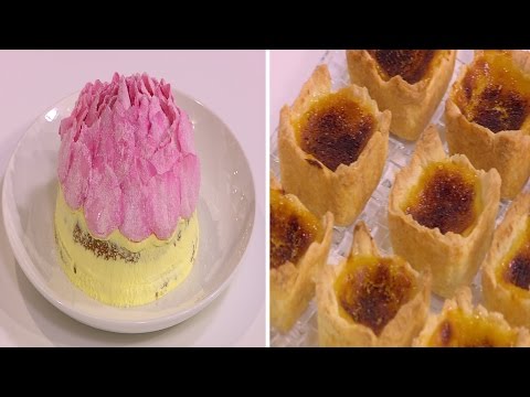 طريقة إعداد كيك الزعفران والحبهان  تارت برتغالي