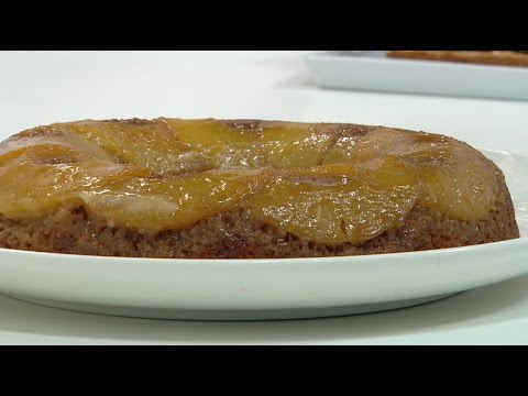 شاهد طريقة إعداد كيك الاناناس المقلوب